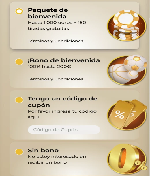 Cómo registrarse en Winmega Casino